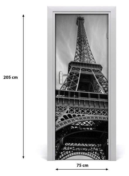Autocolante pentru usi usa autoadeziv Turnul Eiffel
