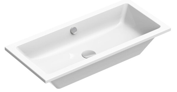 Catalano Zero lavoar 80x37 cm dreptunghiular încastrat-sub blat alb luciu 0124810001