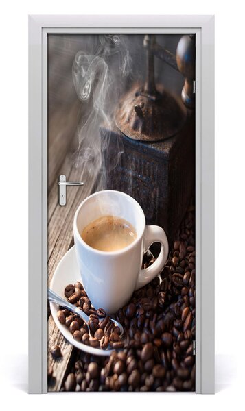 Autocolante pentru usi ceașcă de cafea