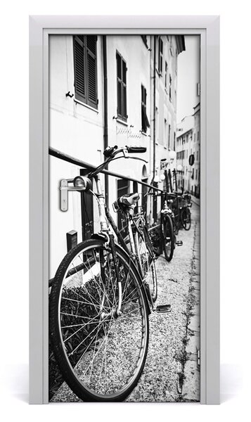 Autocolante pentru usi Biciclete Door City-autoadezive