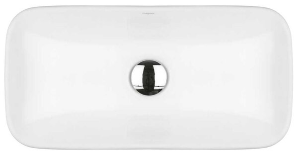 Hagser Lorena lavoar 47x23 cm dreptunghiular de blat alb luciu HGR90000040