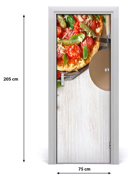 Autocolante pentru usi Pizza
