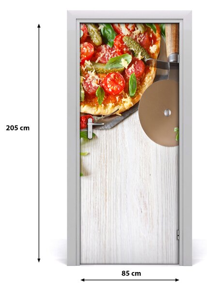 Autocolante pentru usi Pizza