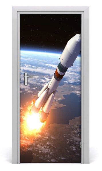 Autocolante pentru usi Spaceship UȘĂ autoadeziv