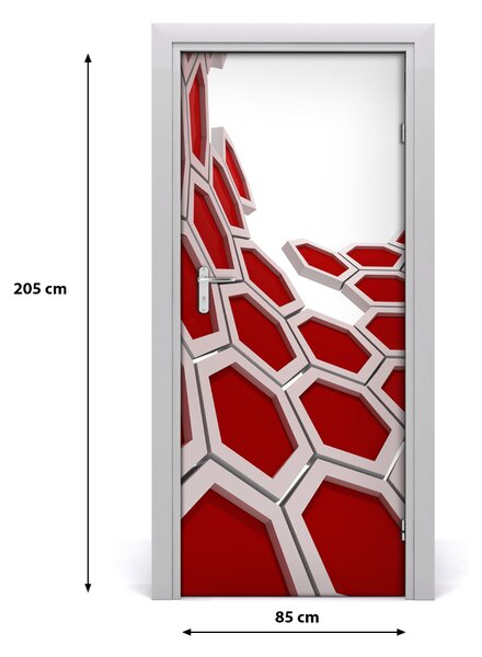 Autocolante pentru usi 3D Abstracție