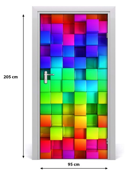 Autocolante pentru usi cutii colorate