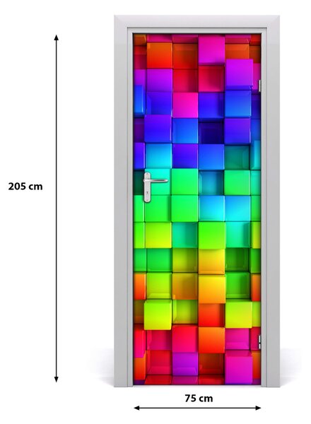 Autocolante pentru usi cutii colorate