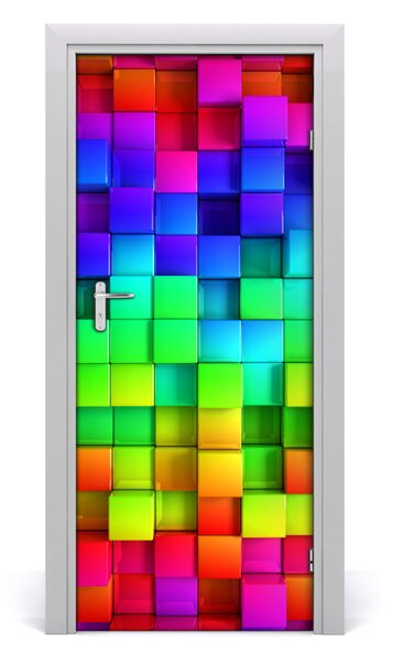 Autocolante pentru usi cutii colorate