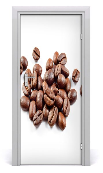 Autocolante pentru usi Boabe de cafea