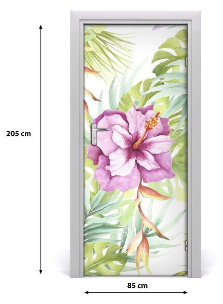 Autocolante pentru usi model Hawaii