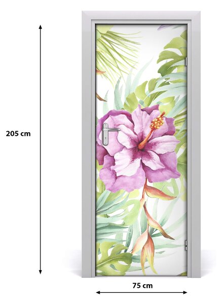 Autocolante pentru usi model Hawaii