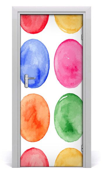 Autocolante pentru usi cercuri colorate