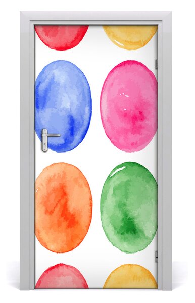 Autocolante pentru usi cercuri colorate