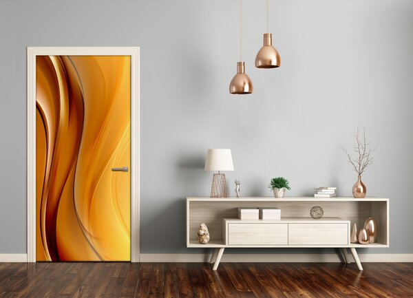 Autocolante pentru usi val abstract