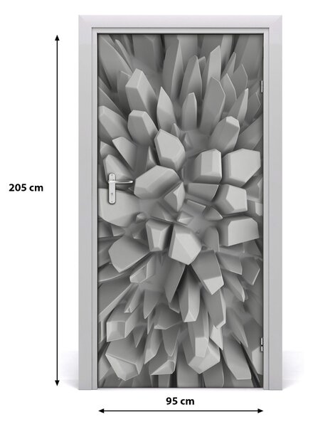Autocolante pentru usi 3D Abstracție