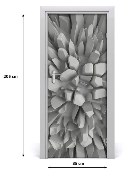Autocolante pentru usi 3D Abstracție