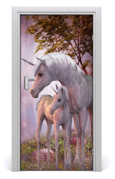 Autocolante pentru usi perete unicorni