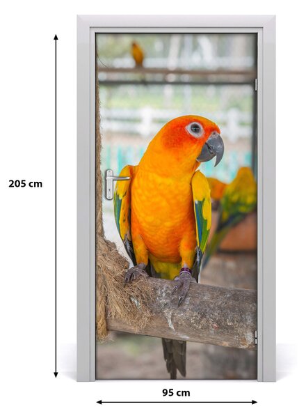 Autocolante pentru usi Parrot de perete