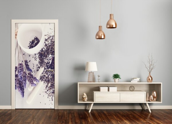 Autocolante pentru usi Wall Decal autocolant infuzie UȘĂ de lavandă