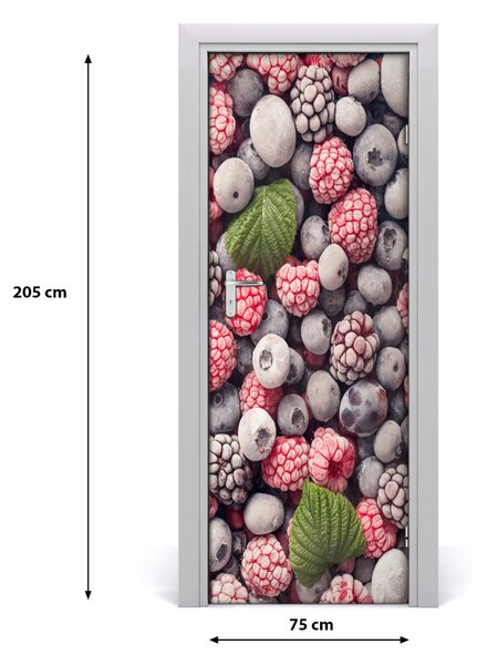 Autocolante pentru usi fructe congelate