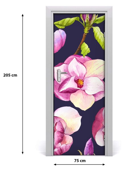 Autocolante pentru usi Furnir adeziv imagini de fundal ușă Magnolia