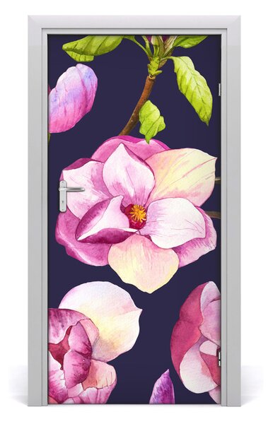 Autocolante pentru usi Furnir adeziv imagini de fundal ușă Magnolia