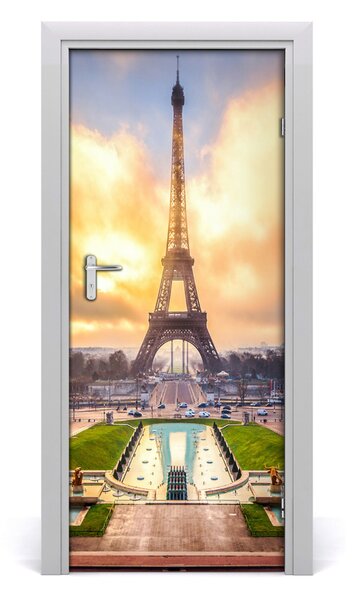 Autocolante pentru usi usa autoadeziv Turnul Eiffel