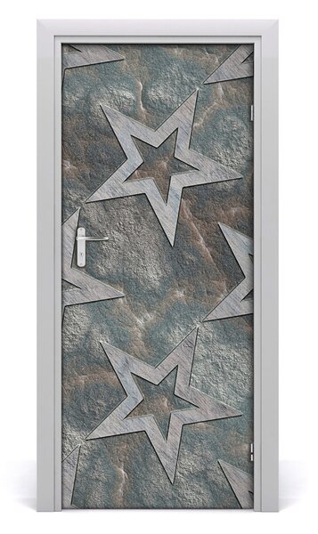 Autocolante pentru usi stele piatra