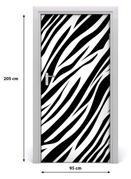 Autocolante pentru usi fundal acasă Zebra