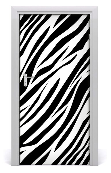 Autocolante pentru usi fundal acasă Zebra