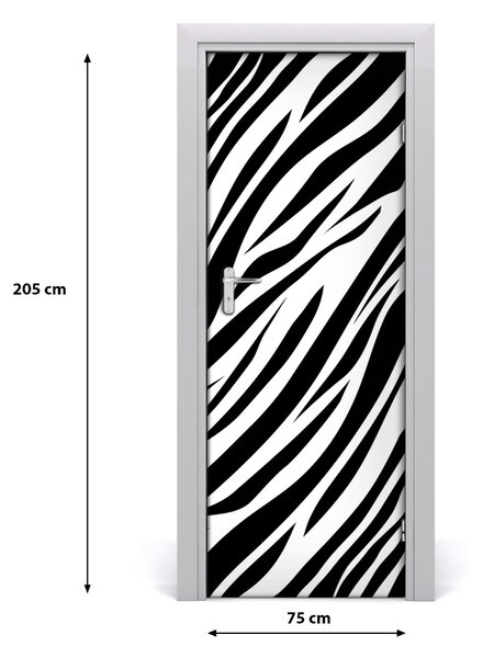 Autocolante pentru usi fundal acasă Zebra