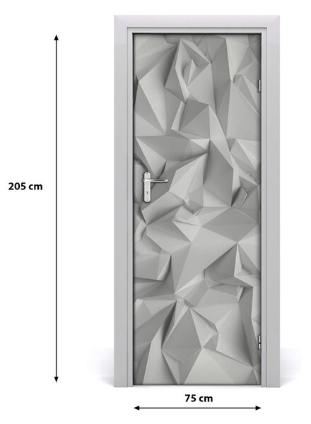 Autocolante pentru usi 3D Abstracție