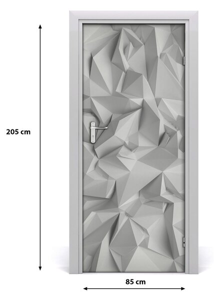 Autocolante pentru usi 3D Abstracție