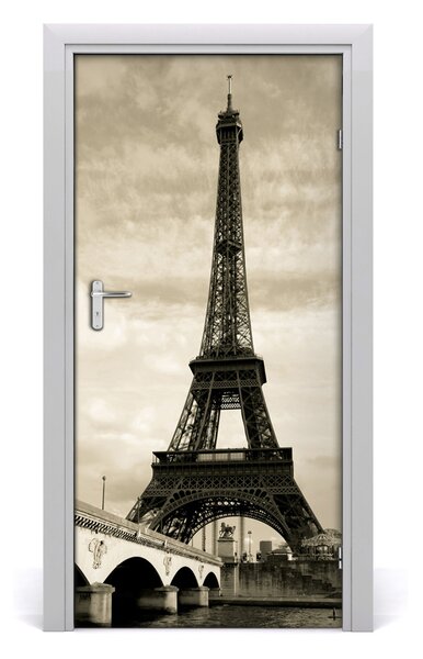 Autocolante pentru usi usa autoadeziv Turnul Eiffel