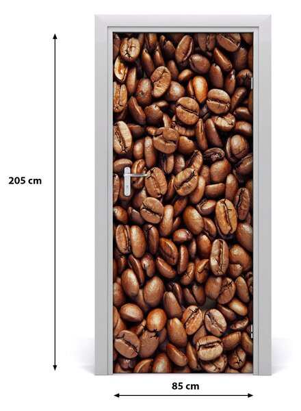 Autocolante pentru usi Boabe de cafea