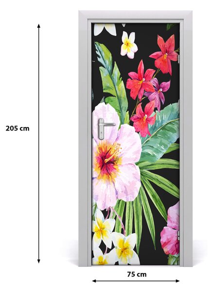 Autocolante pentru usi model Hawaii