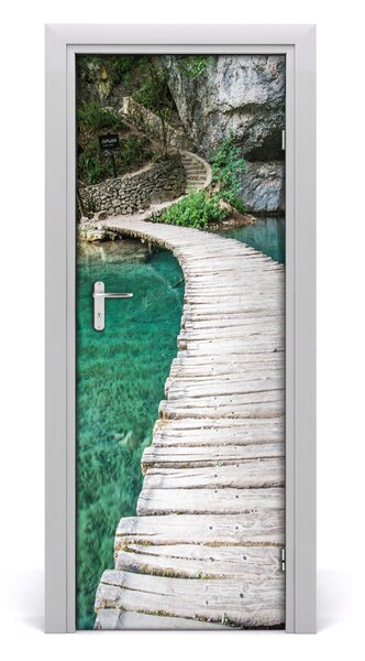 Autocolante pentru usi Lacurile Plitvice