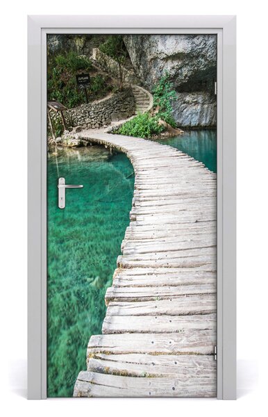 Autocolante pentru usi Lacurile Plitvice