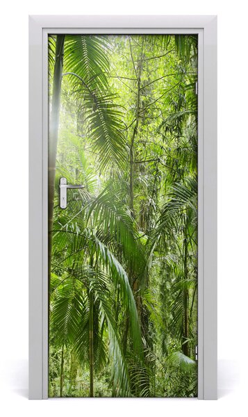 Autocolante pentru usi pădurea tropicală