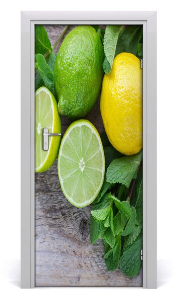 Autocolante pentru usi Lime si lamaie