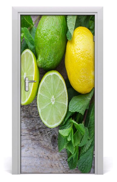 Autocolante pentru usi Lime si lamaie