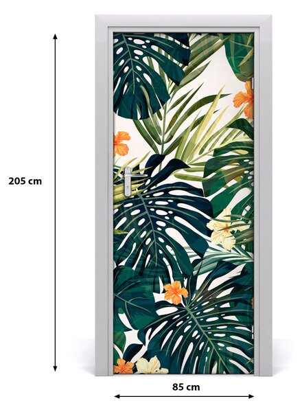 Autocolante pentru usi model Hawaii