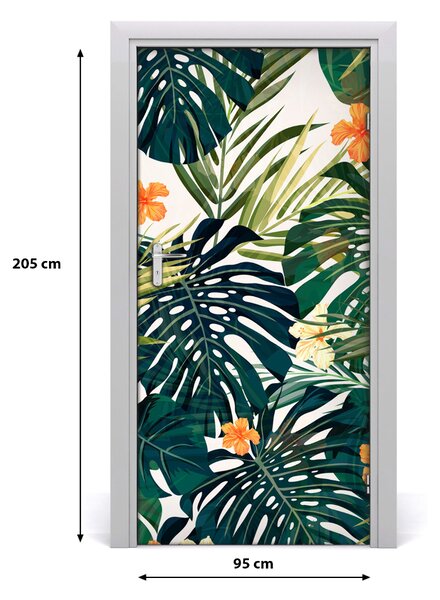 Autocolante pentru usi model Hawaii