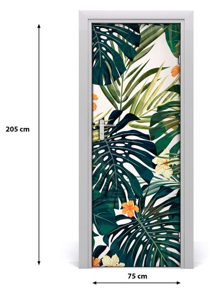 Autocolante pentru usi model Hawaii