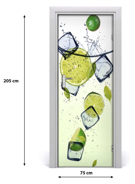 Autocolante pentru usi Limes și gheață