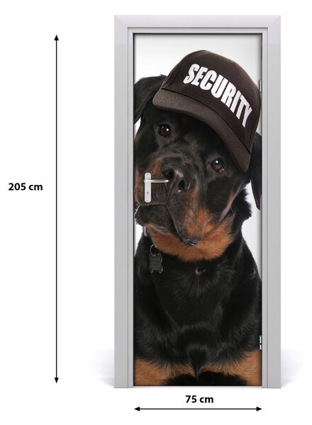 Autocolante pentru usi Rottweiler