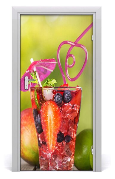 Autocolante pentru usi cocktail de fructe