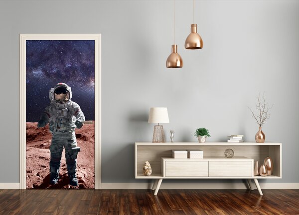 Autocolante pentru usi Astronautul ușă autoadeziv