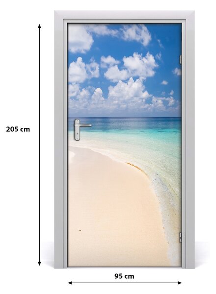Autocolante pentru usi plaja Maldive