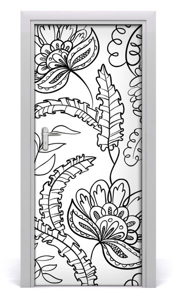 Autocolante pentru usi zentangle fundal